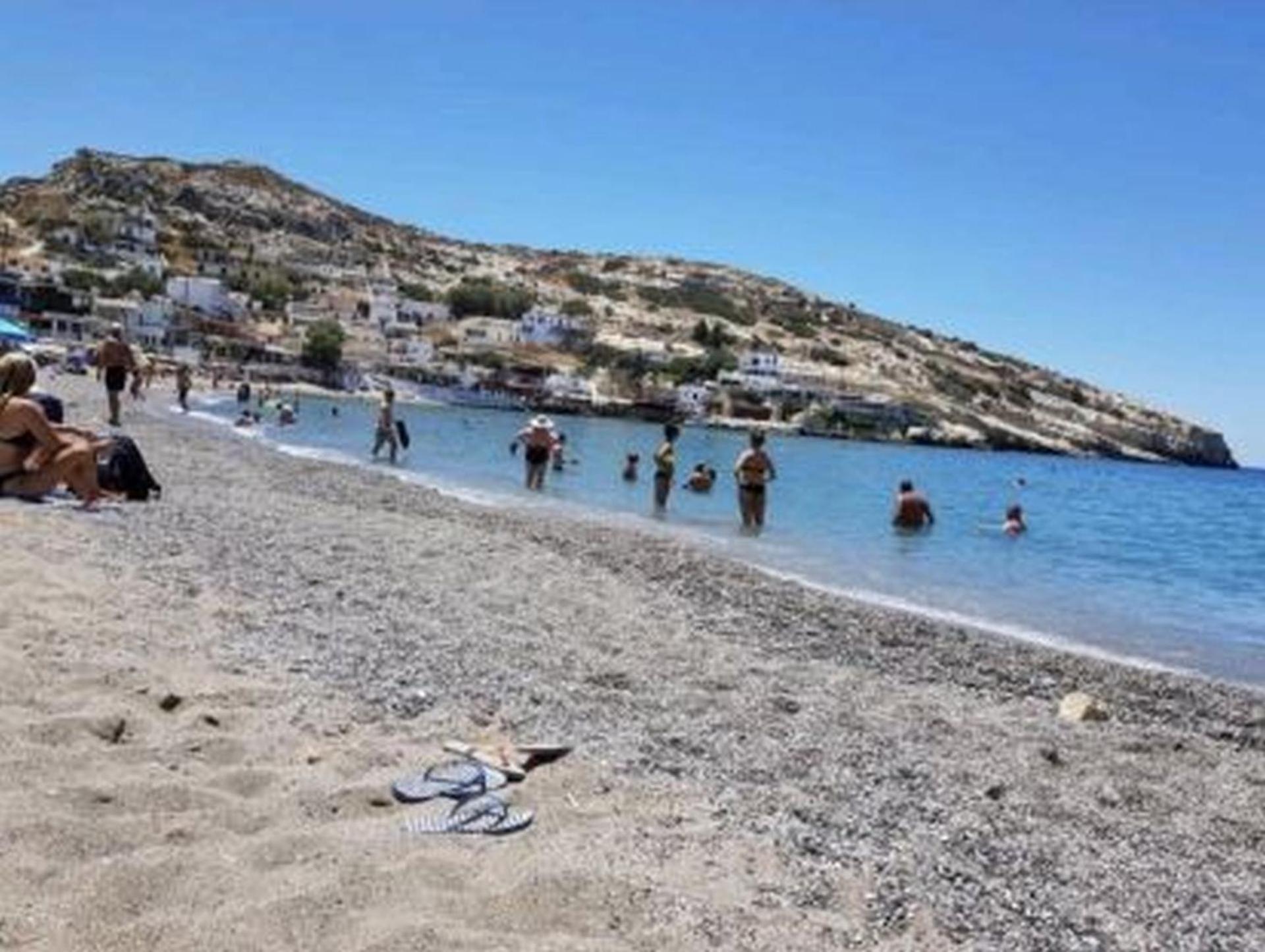 Stone House Elefteria Near Matala Beach Petrokefalion Bagian luar foto