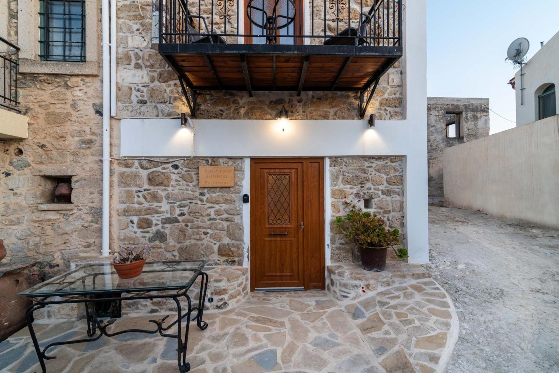 Stone House Elefteria Near Matala Beach Petrokefalion Bagian luar foto